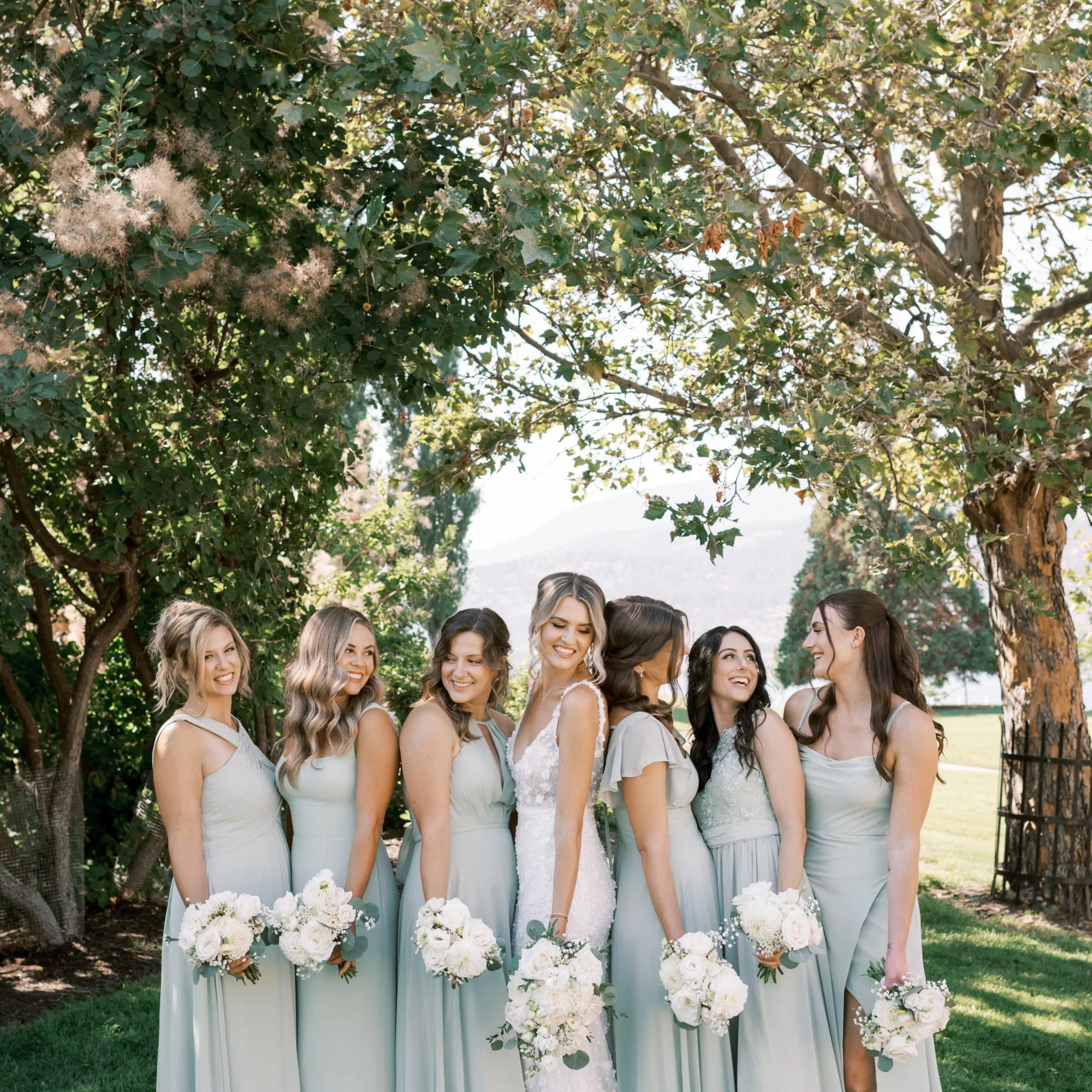 sage green bridesmaids dresses